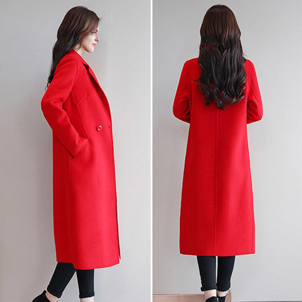 Wool Coat Peacoat - Manteau en laine pour femme, style