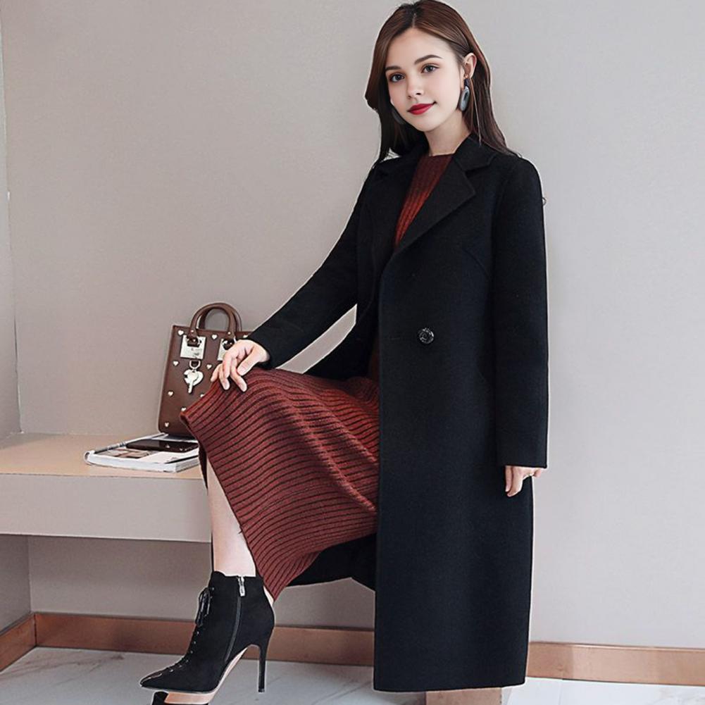 Wool Coat Peacoat - Manteau en laine pour femme, couleur