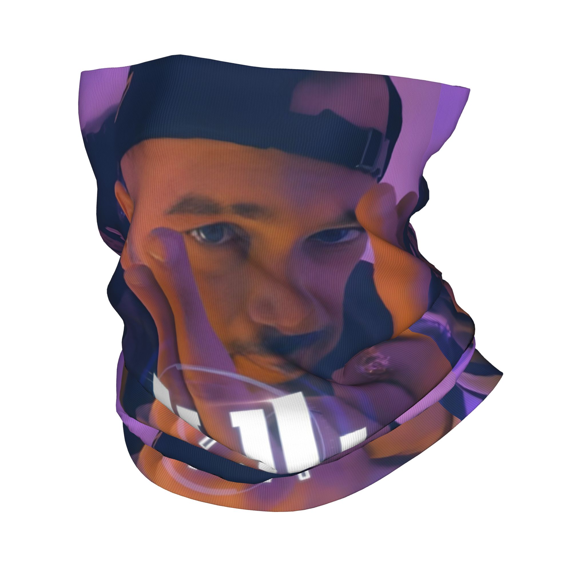 Neck Gaiter Fleece - Bandana de musique rap JuL personnalisé,