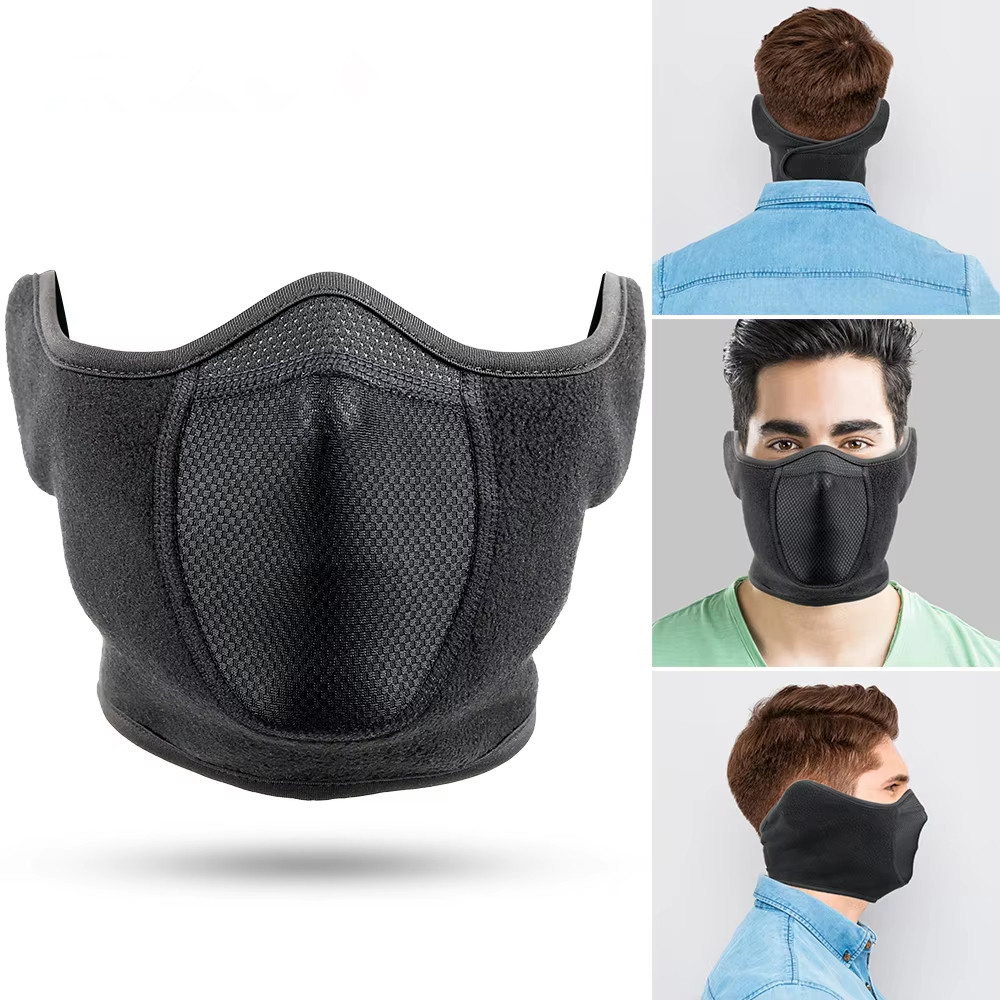 Fleece Ear Warmer Band - Cache-cou pour temps froid, couverture d'oreille,