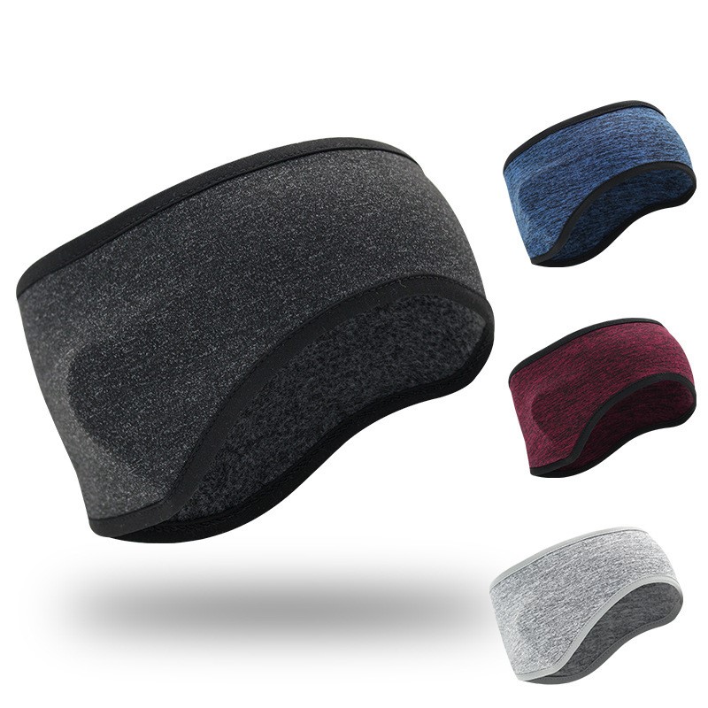 Fleece Ear Warmer Band - Bandeau de sport d'hiver pour hommes