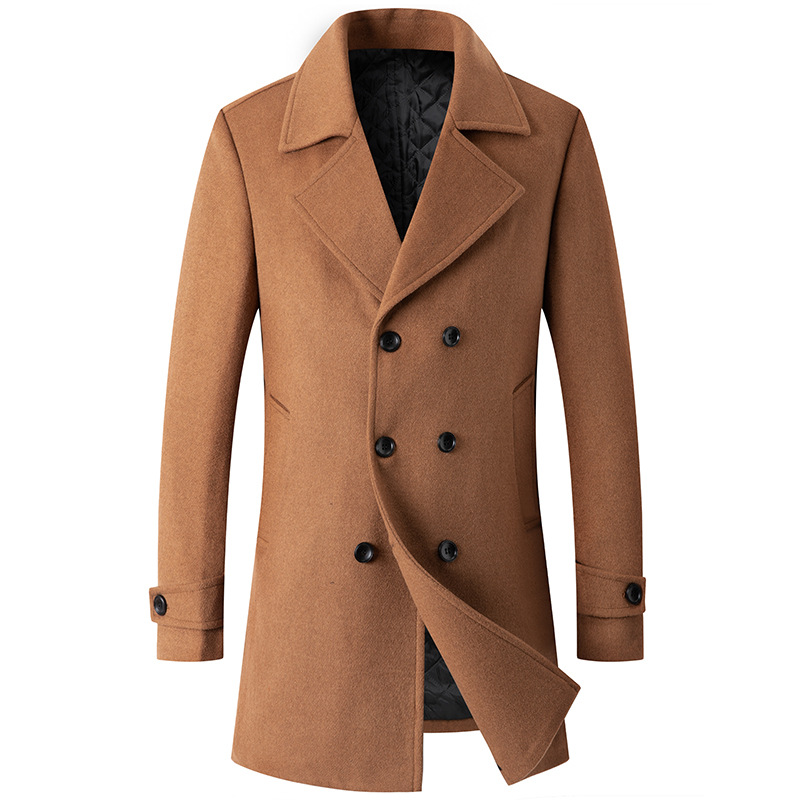 Wool Coat Peacoat - Manteau à double boutonnage en laine