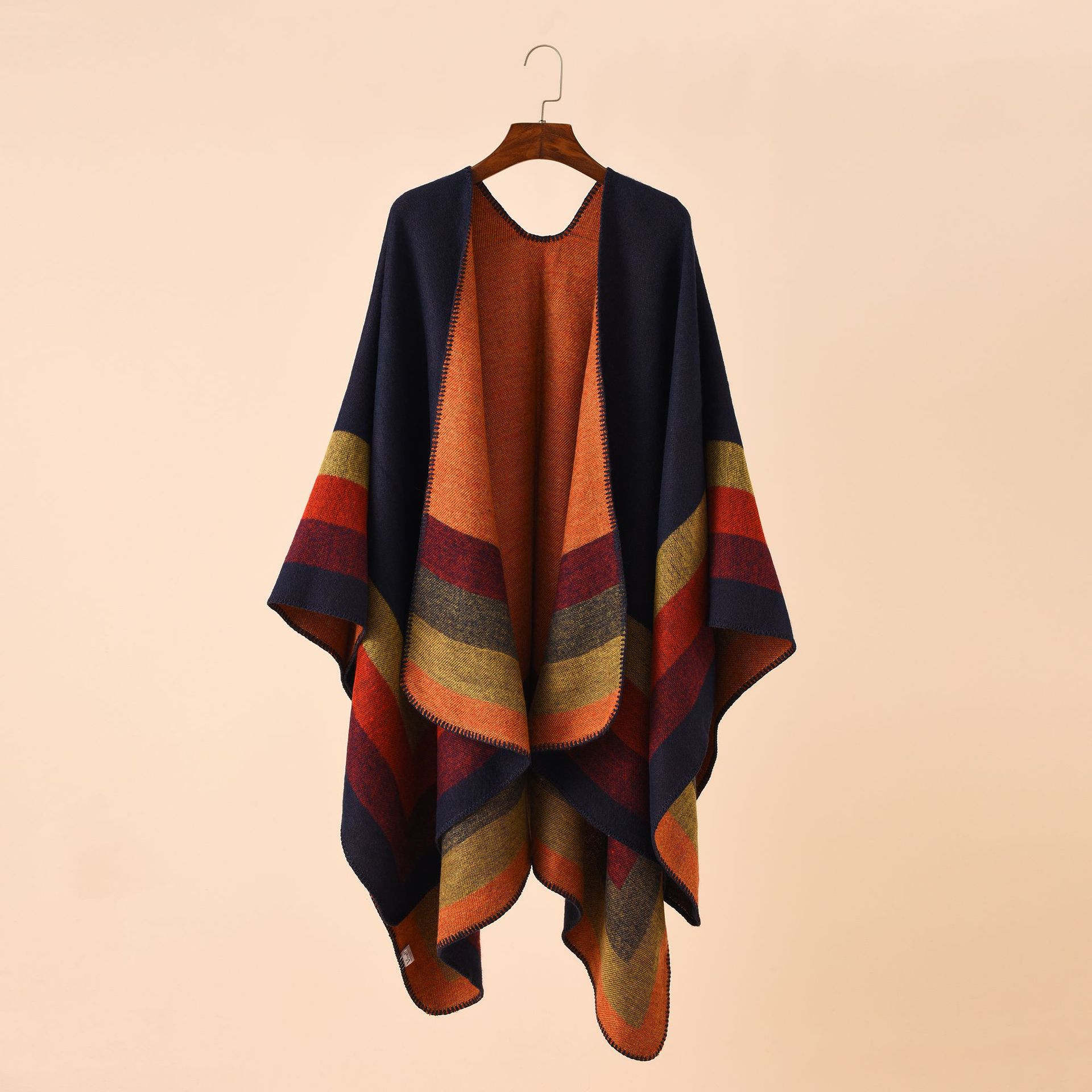 Ponchos et Capes à carreaux ch - Shawl Wrap Winter avis et prix