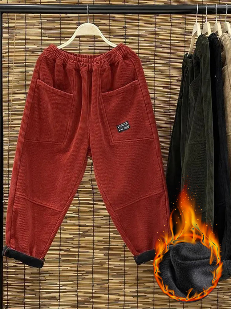 Pantalon sarouel en velours cô - Corduroy Pant Warm avis et prix
