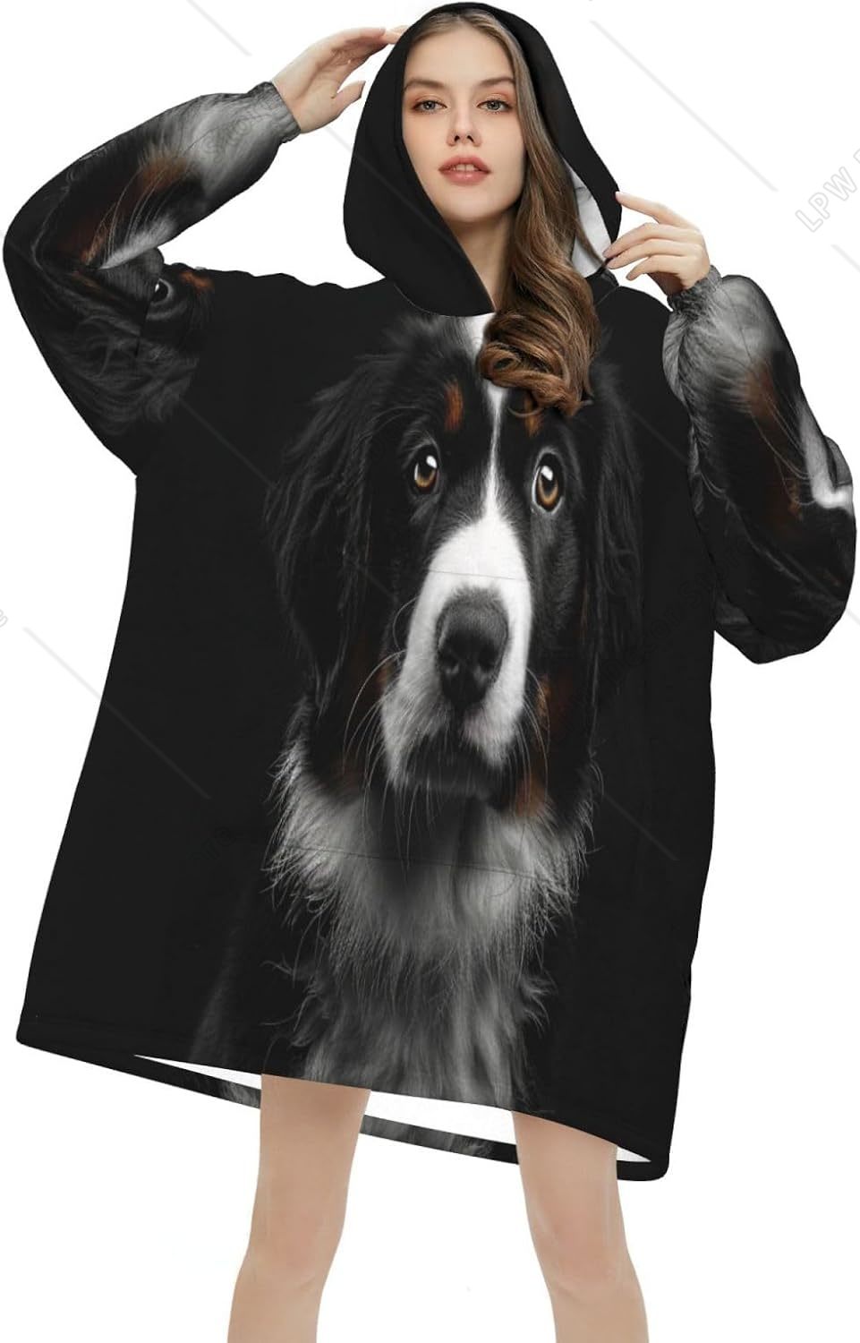 Couverture à capuche pour chie - Sherpa Hoodie Fleece avis et prix