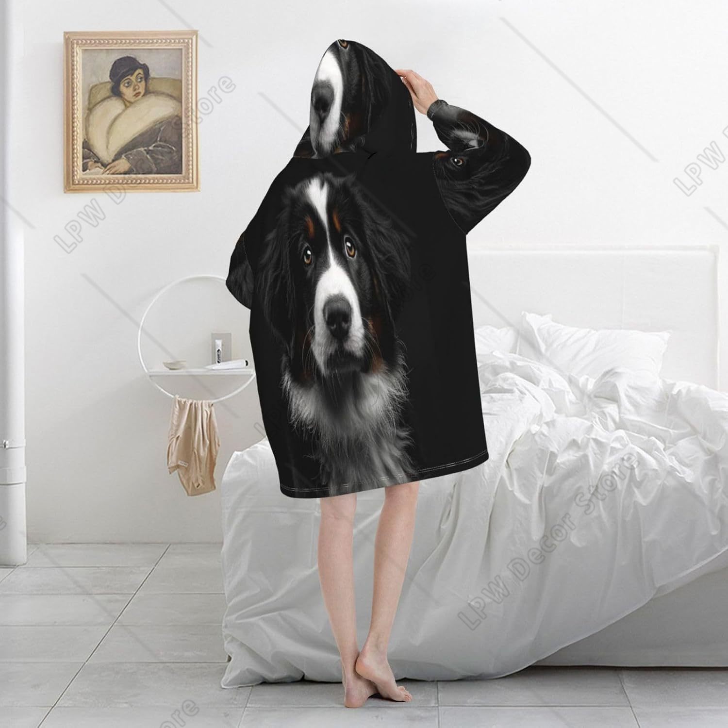 Couverture à capuche pour chie - Sherpa Hoodie Fleece avis et prix