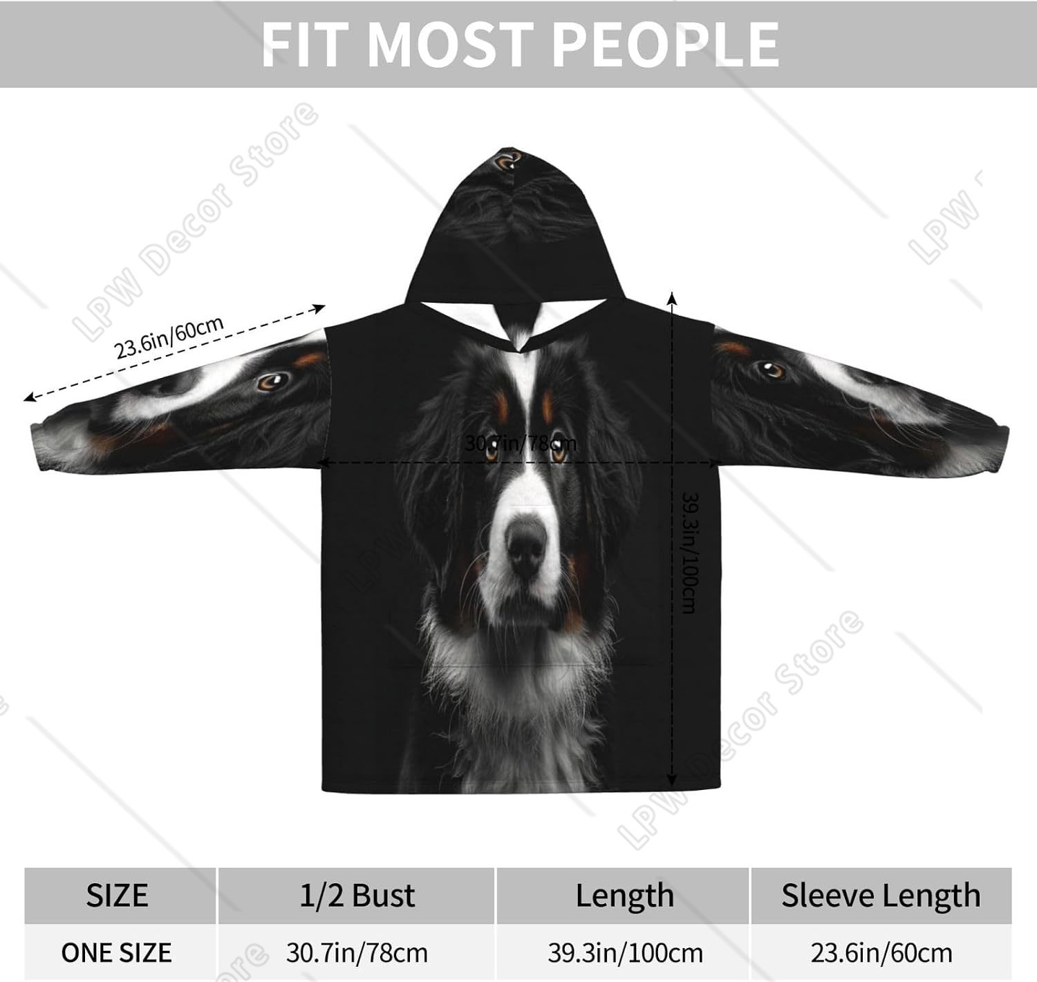 Couverture à capuche pour chie - Sherpa Hoodie Fleece avis et prix