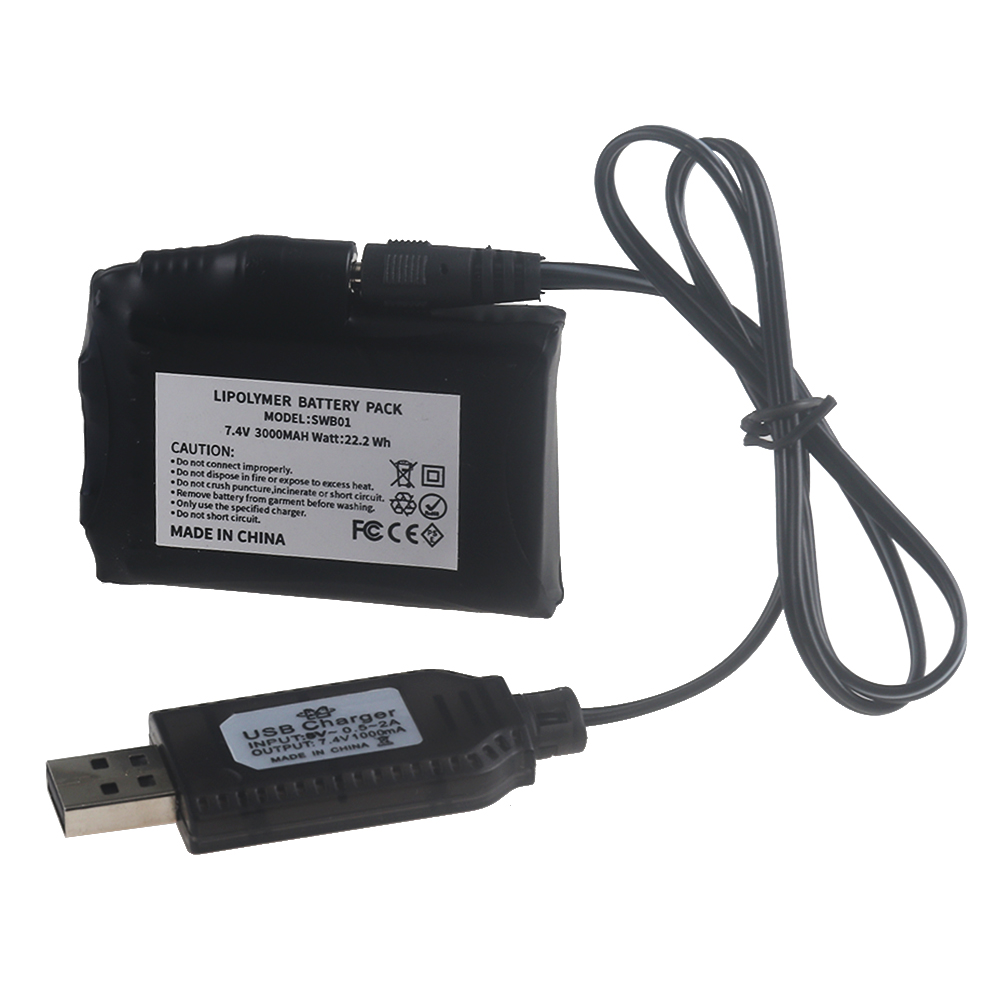 Batterie Li-Polymère 7,4V 3000 - Heated Vest Battery avis et prix
