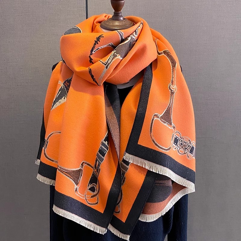 Écharpe rétro en Imitation cac - Shawl Wrap Winter avis et prix