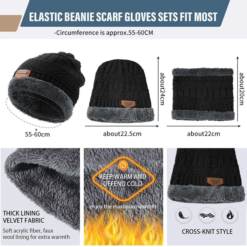 Nouveau bonnet d'hiver pour ho - Wool Scarf Men avis et prix