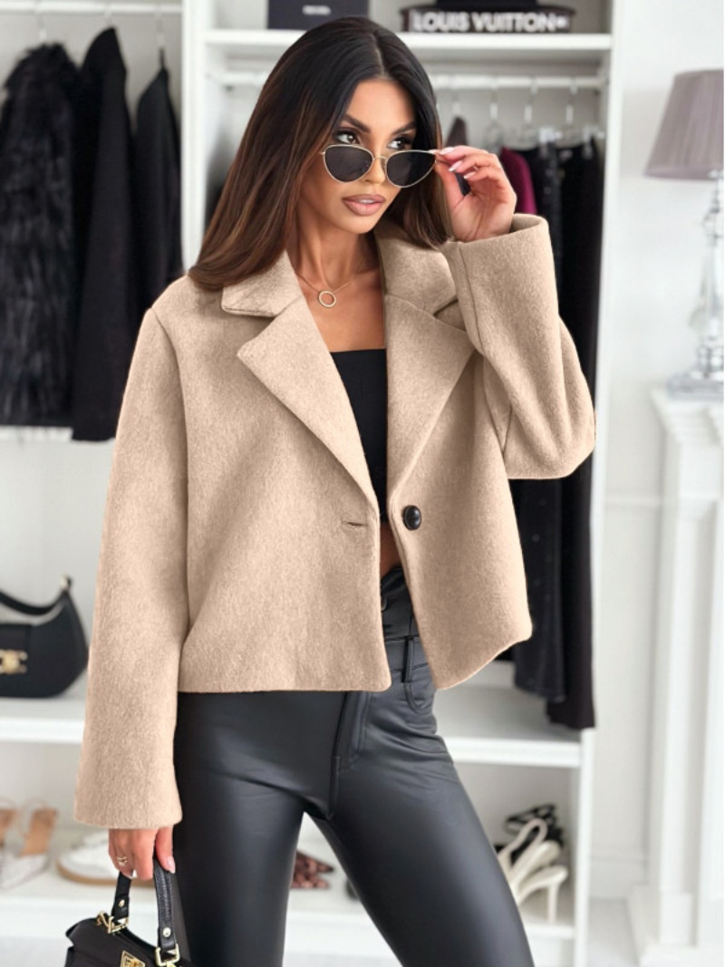 Manteau court et étroit pour f - Wool Coat Peacoat avis et prix