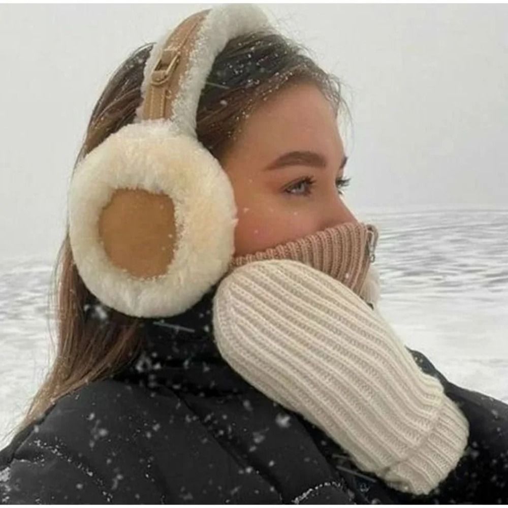 Cache-oreilles en peluche plia - Earmuffs Foldable avis et prix