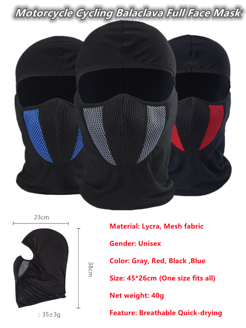 Cagoule de moto, masque facial - Balaclava Ski Mask avis et prix